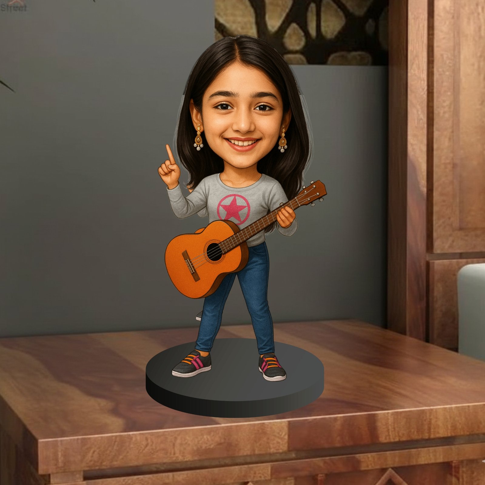 Custom Girl Guitarist Avatar Standee