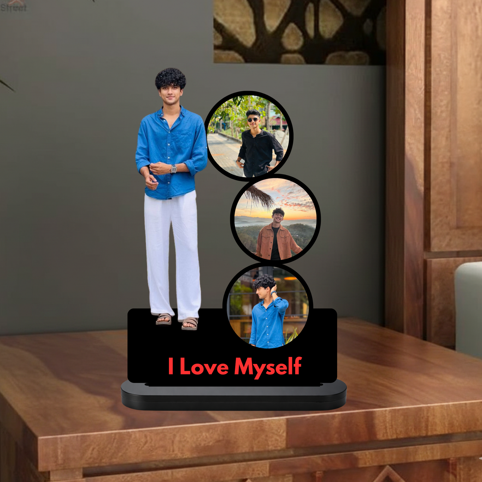 Custom Photo Cut-Out Stand Premium Table Decor