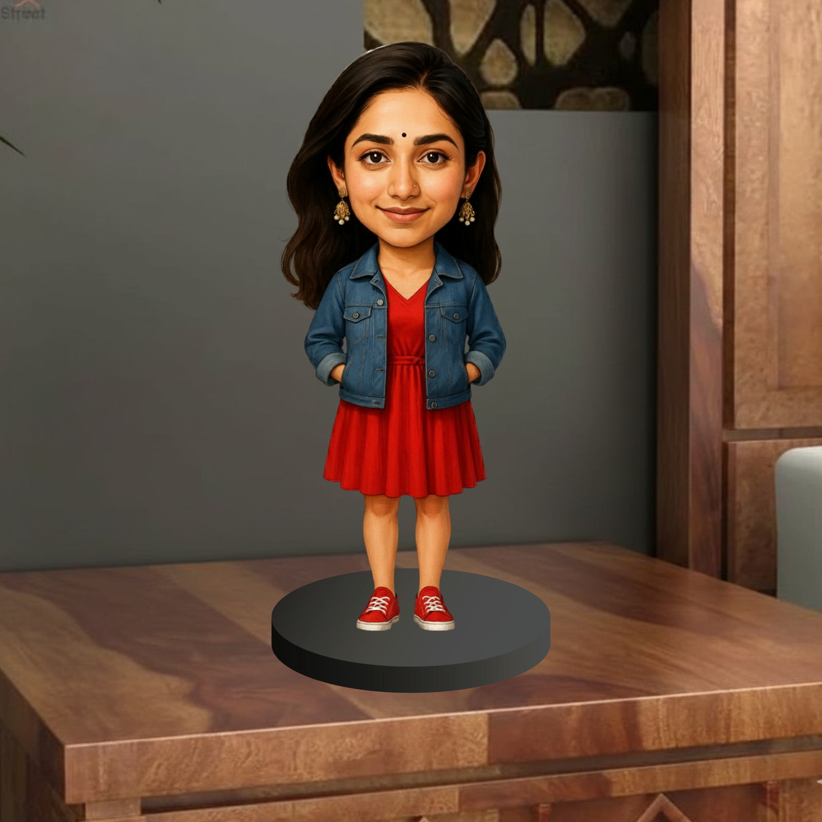 Custom Photo Mini Cute Girl Avatar