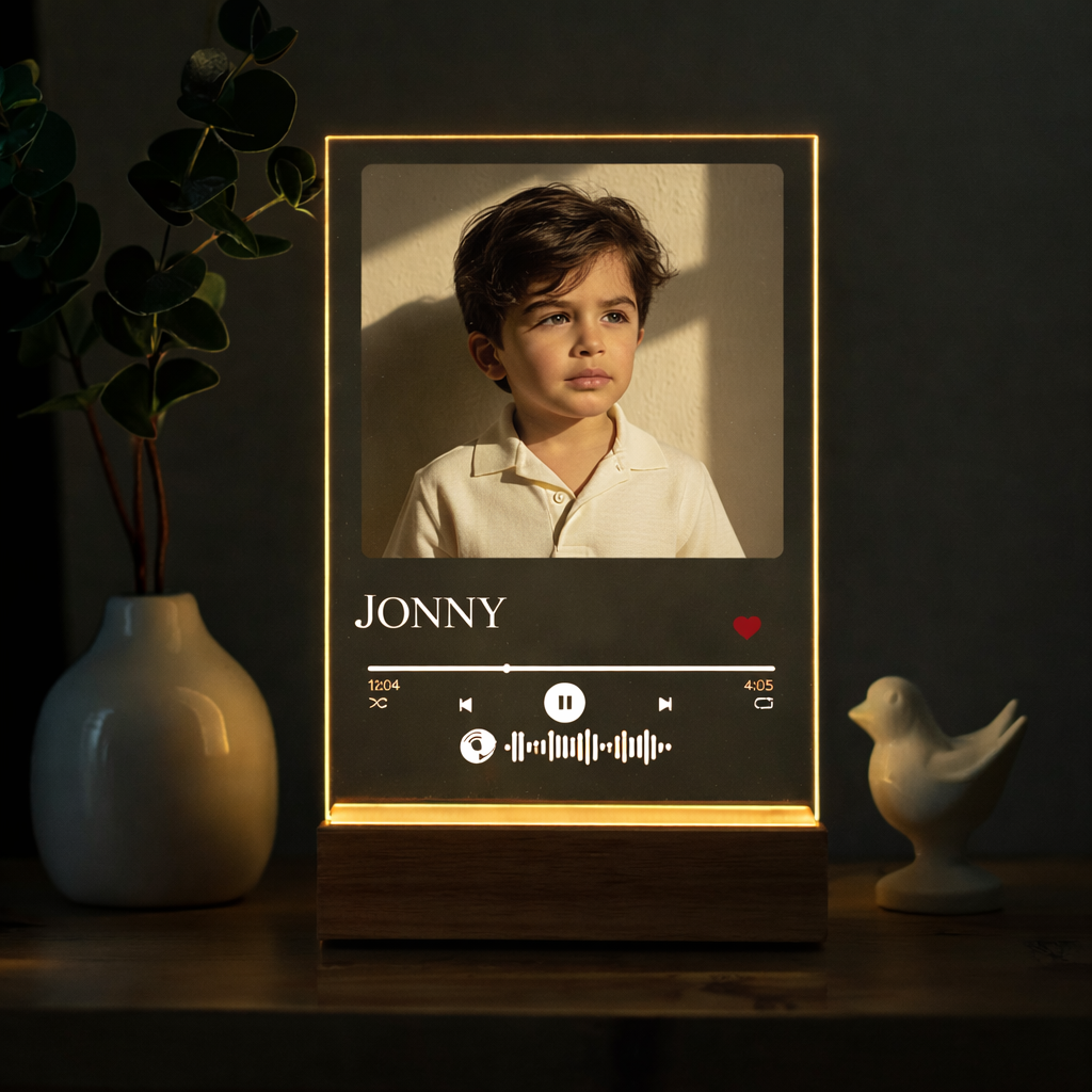 Customized LED Acrylic Photo Frame for Kids