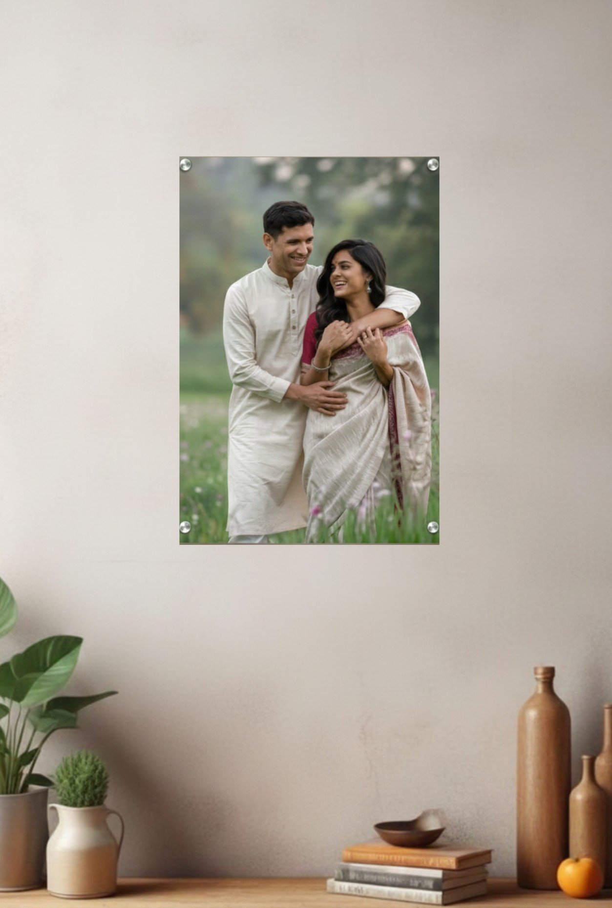 Luxury Acrylic Portrait Frame – 9 x 12 Inch High-Quality Wall Décor